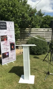 Location de matériel de mariage sur le Finistère, cocktail music animations